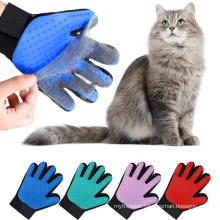 High Quality Pet Bath Massage Silicone Pet Deshedding Hair Remover Grooming Glove Dog Brush